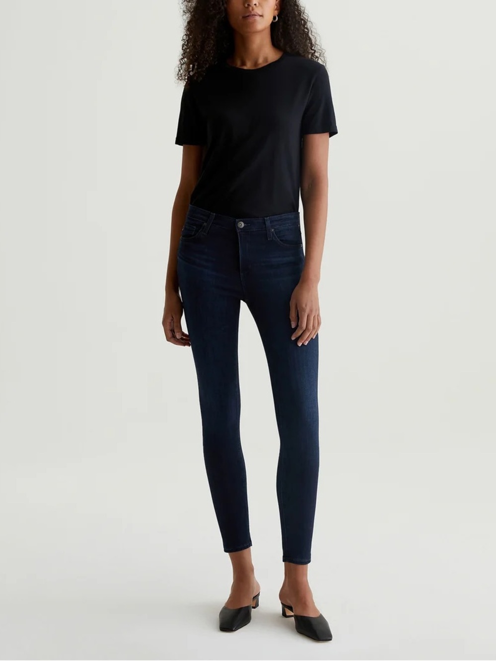 AG luxe ankle legging jean in dark wash